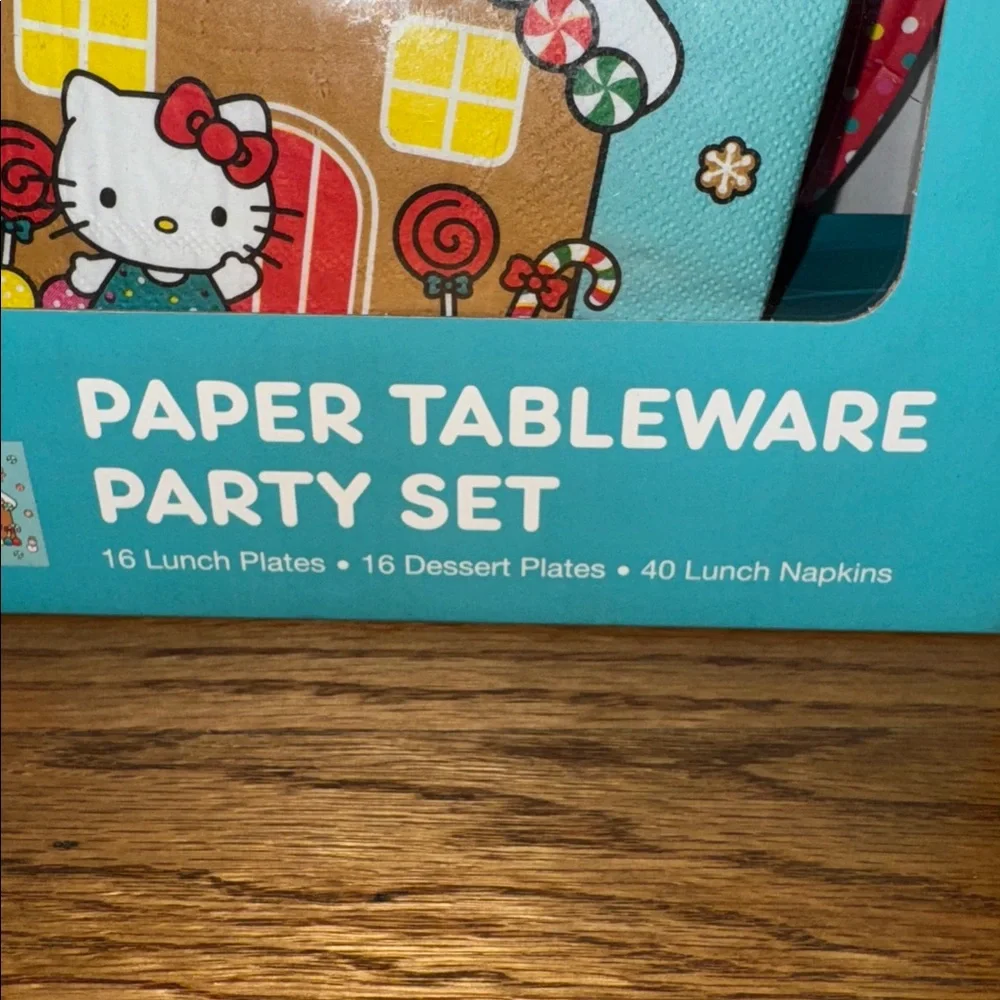 Hello Kitty Party Set - Red and Aqua